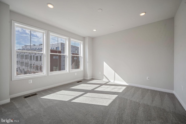 spare room featuring carpet floors