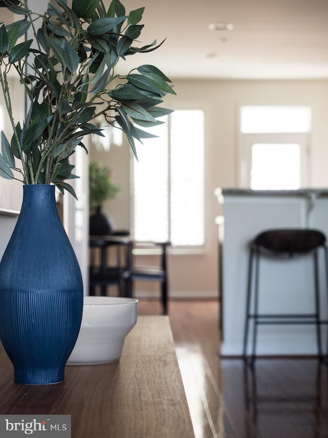 room details with hardwood / wood-style flooring