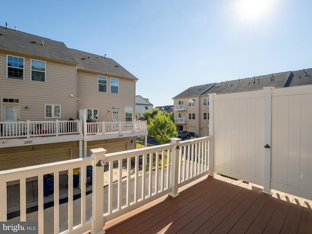 view of deck