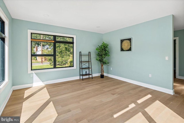 261 Moore St, Princeton, NJ 08540 - empty room featuring light wood-style floors and baseboards