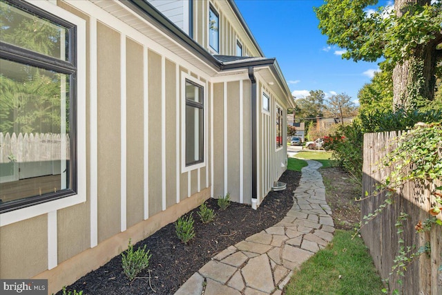 261 Moore St, Princeton, NJ 08540 - view of property exterior featuring board and batten siding and fence