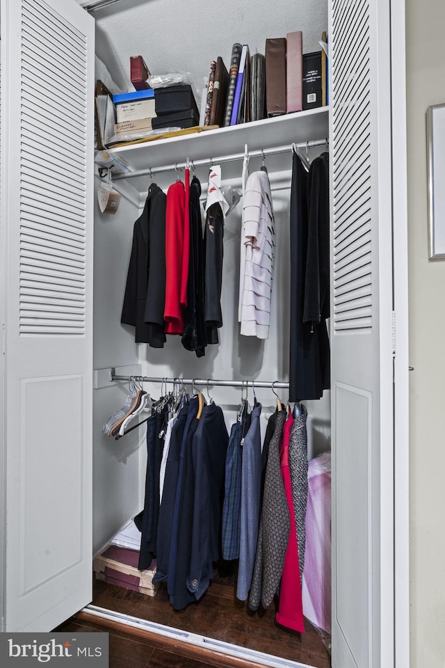 view of closet