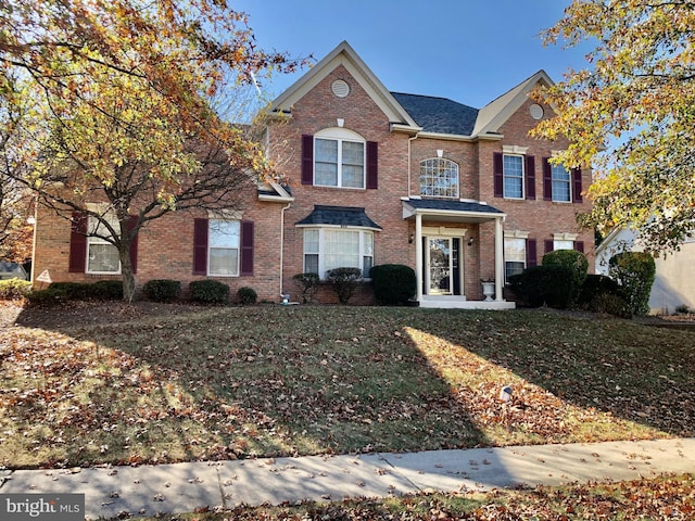 view of front property with a front yard