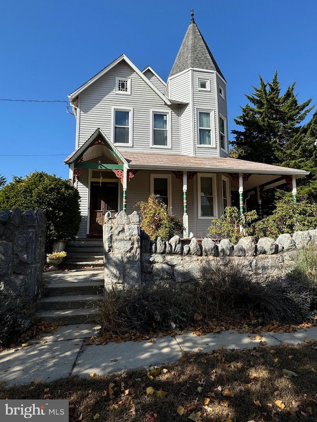 victorian house with a porch