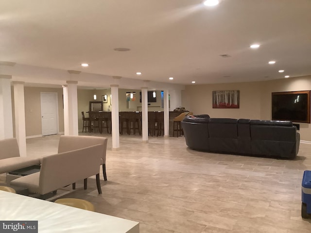 view of living room