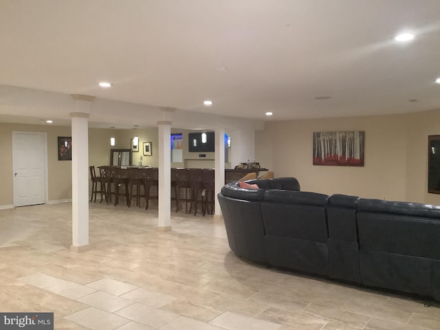 view of living room