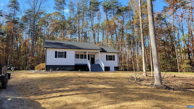 view of front of home