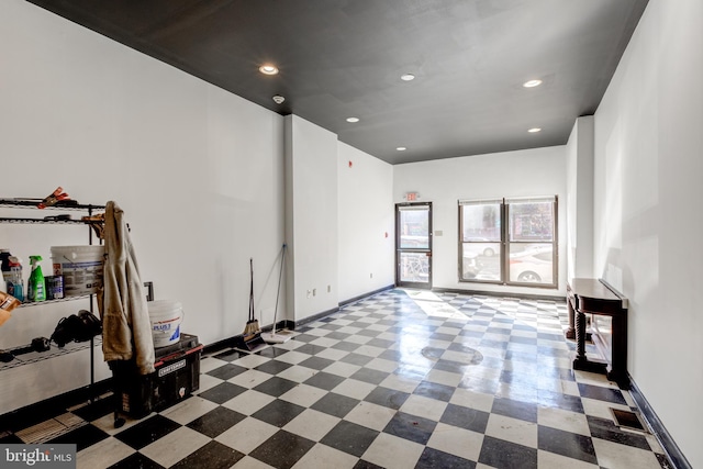 view of unfurnished living room