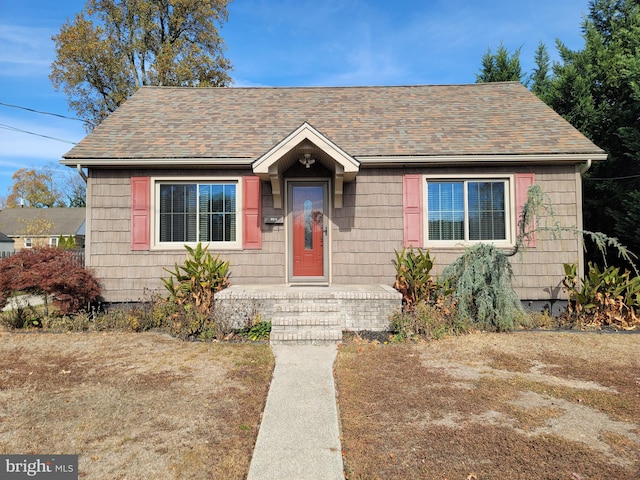 view of bungalow