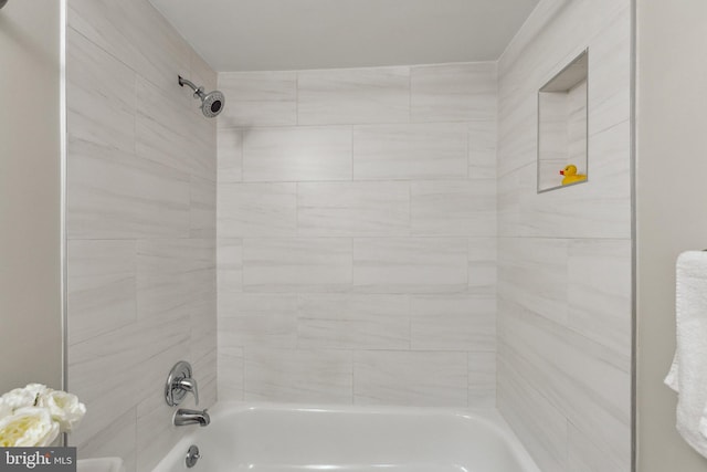 bathroom featuring shower / bathtub combination