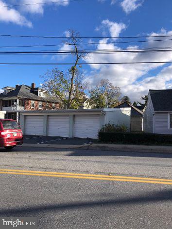 front facade with a garage