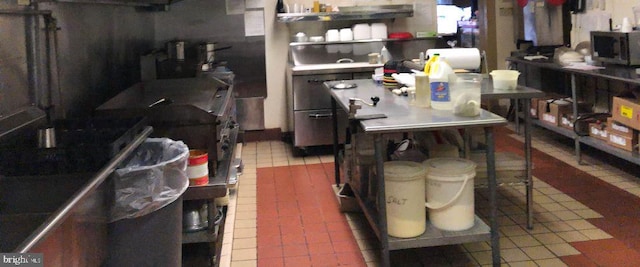 kitchen featuring tile patterned flooring