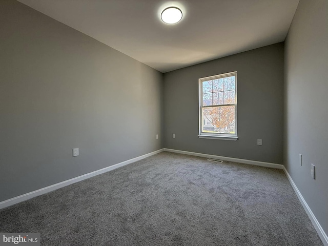 empty room featuring carpet floors