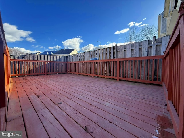 view of deck