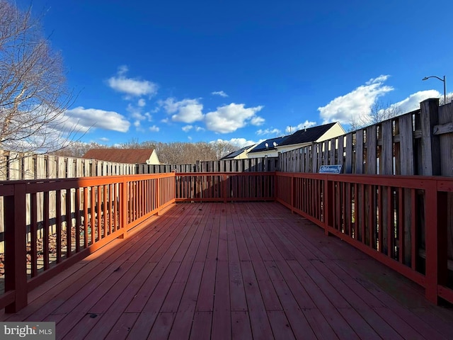 view of deck