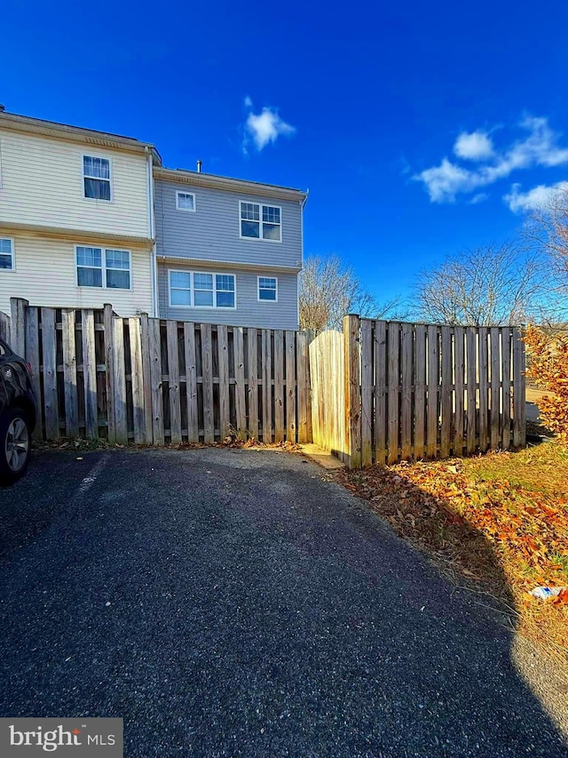 view of rear view of property