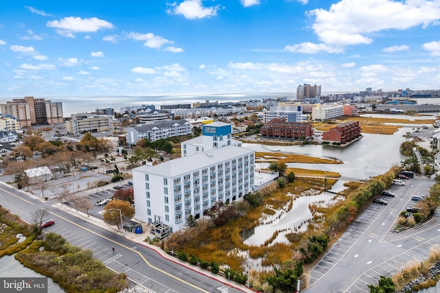 200 59th St Unit 506, Ocean City, MD 21842 - aerial view with a water view and a view of city
