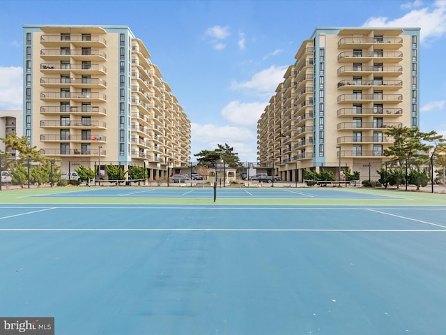 view of sport court