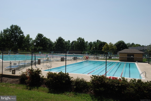 view of pool