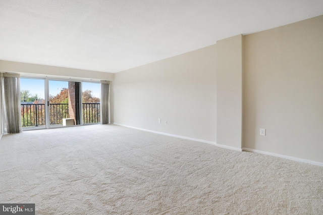 unfurnished room featuring carpet floors