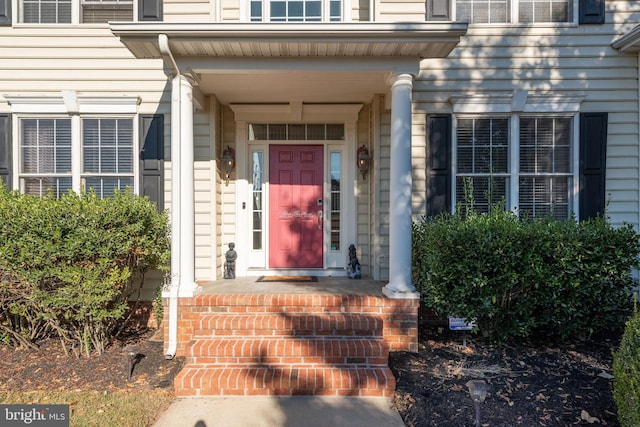 view of property entrance