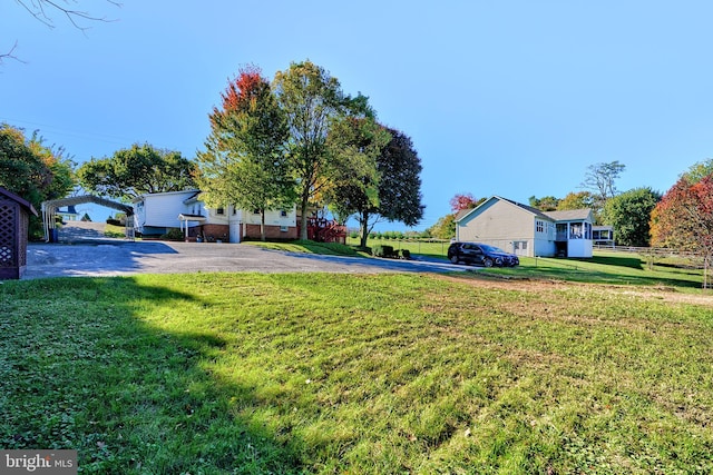 view of yard