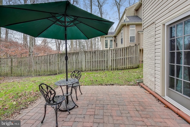 view of patio