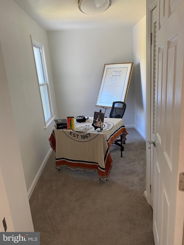 516 Harwood Ave, Baltimore, MD 21212 - living area featuring carpet floors and baseboards