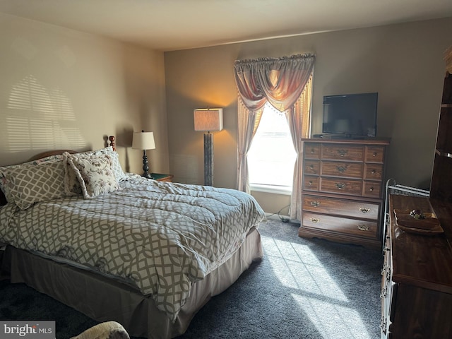 bedroom with carpet flooring