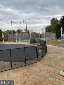 view of sport court