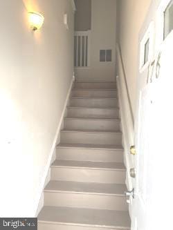 view of stairs