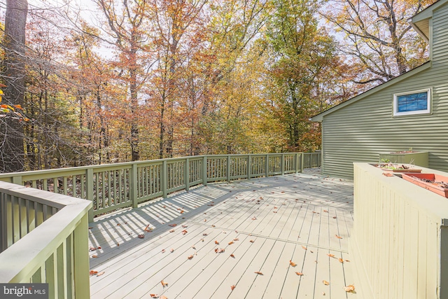 view of deck