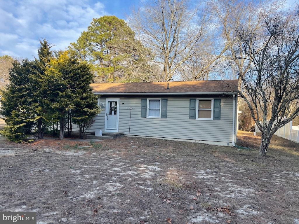 view of front of house