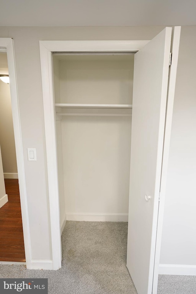 view of closet