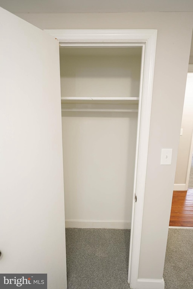 view of closet