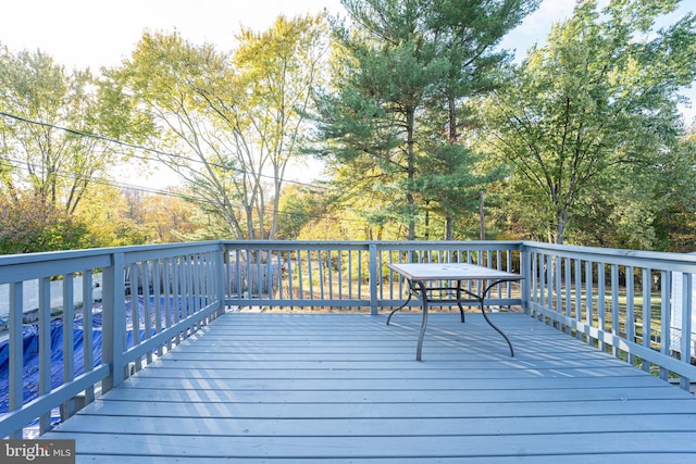 view of deck