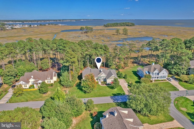 23298 Horse Island Rd, Lewes, DE 19958 - drone / aerial view featuring a water view
