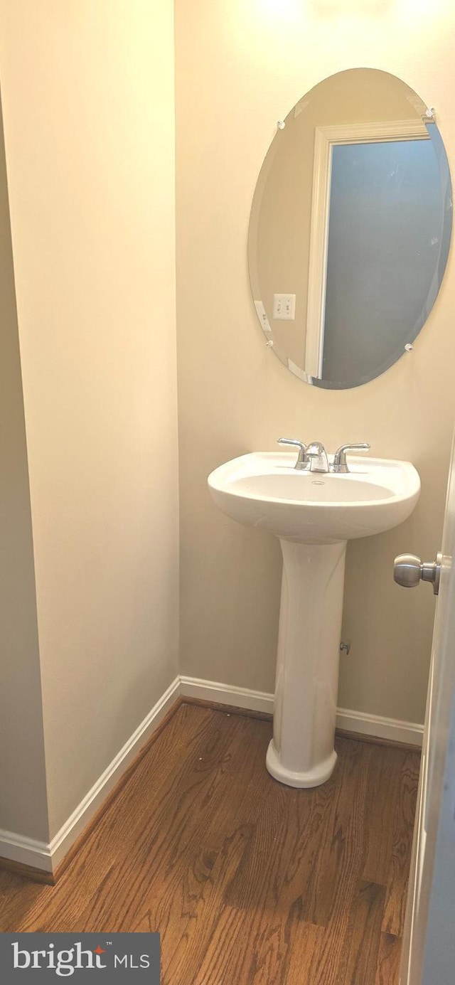222 Dinwiddie Way, Kearneysville, WV 25430 - bathroom with wood finished floors and baseboards