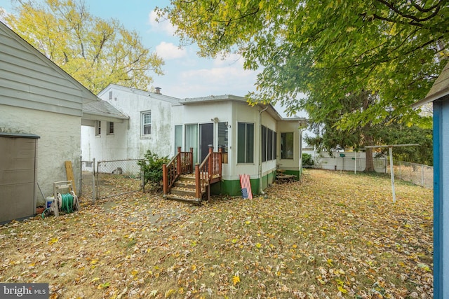 view of rear view of house