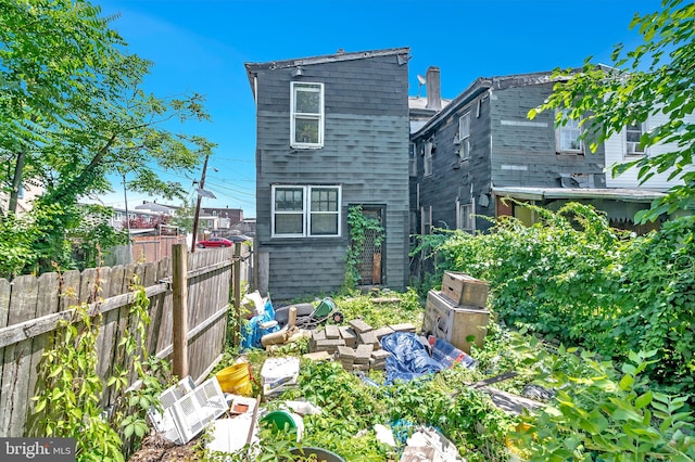 view of rear view of house