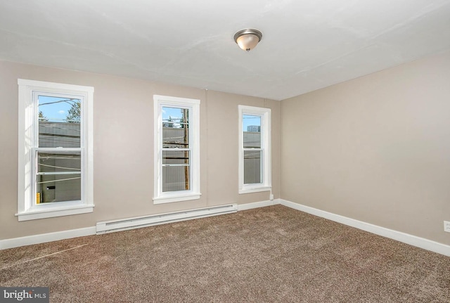 212 W Allen St, Mechanicsburg, PA 17055 - carpeted spare room featuring a healthy amount of sunlight, baseboards, and baseboard heating
