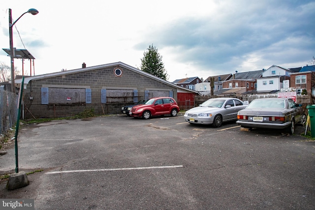 view of car parking