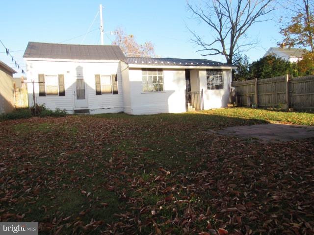 view of rear view of house