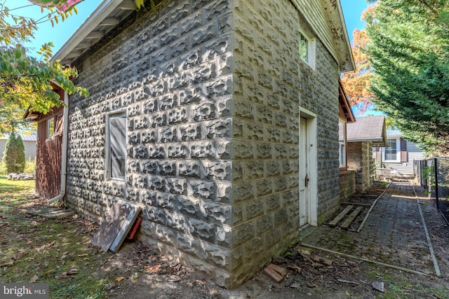 view of side of property