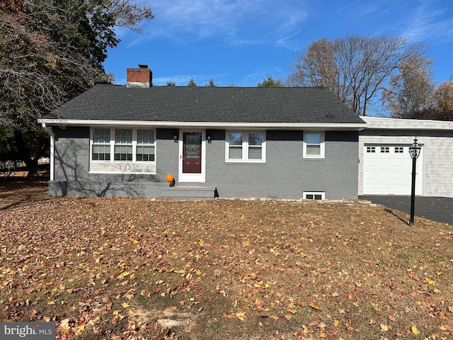 ranch-style house with a garage