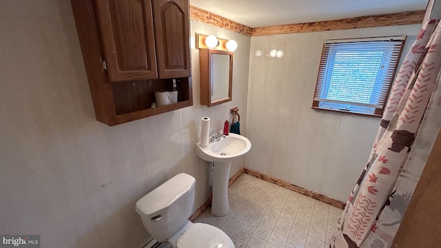 bathroom with toilet