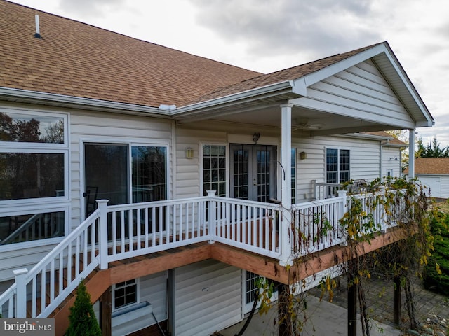 view of rear view of property