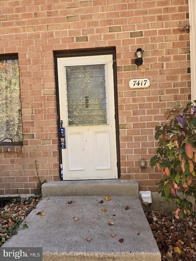 view of entrance to property