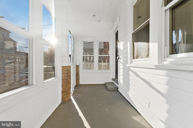 entrance to property with a porch