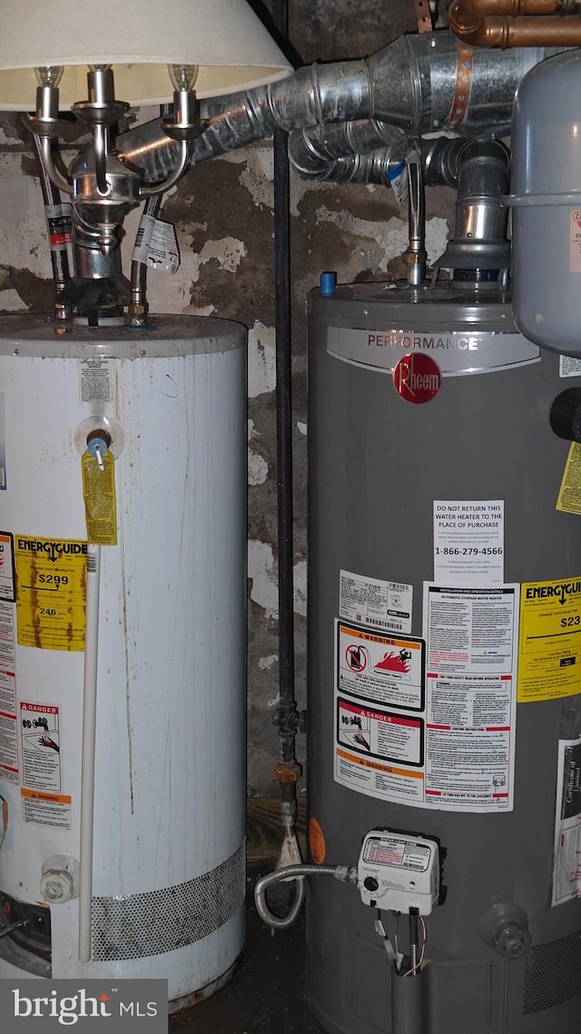 utilities featuring water heater